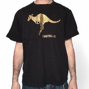 Aussie T XXL gold Australia y2k Shirt